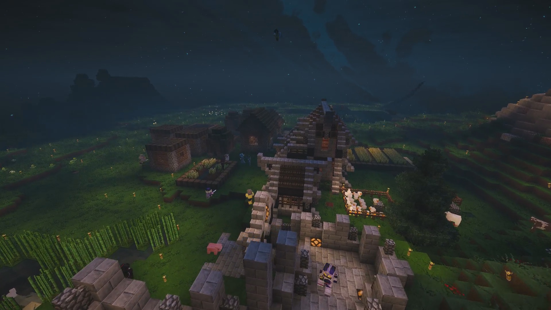 Bienvenue chez neo_light avec son château et sa ville encore en construction !